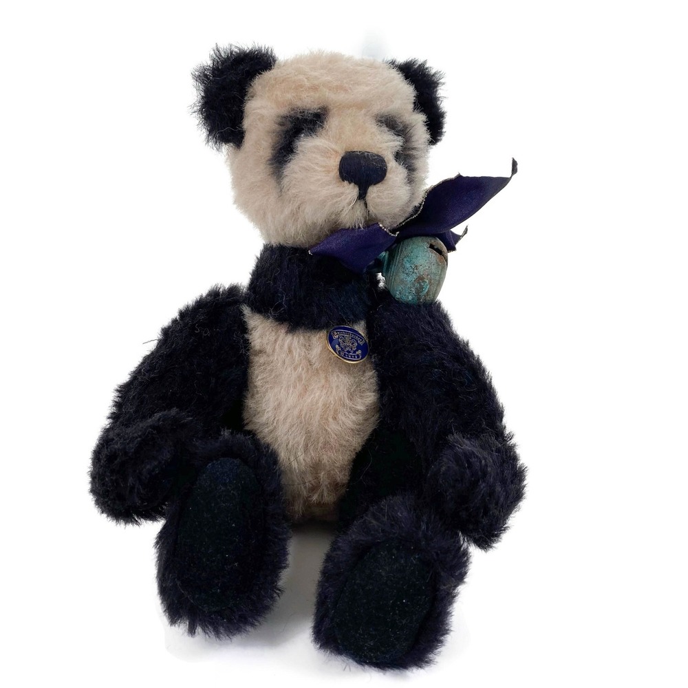 Knickerbocker Bears 9" Jointed Wool Panda Bamboo 1598